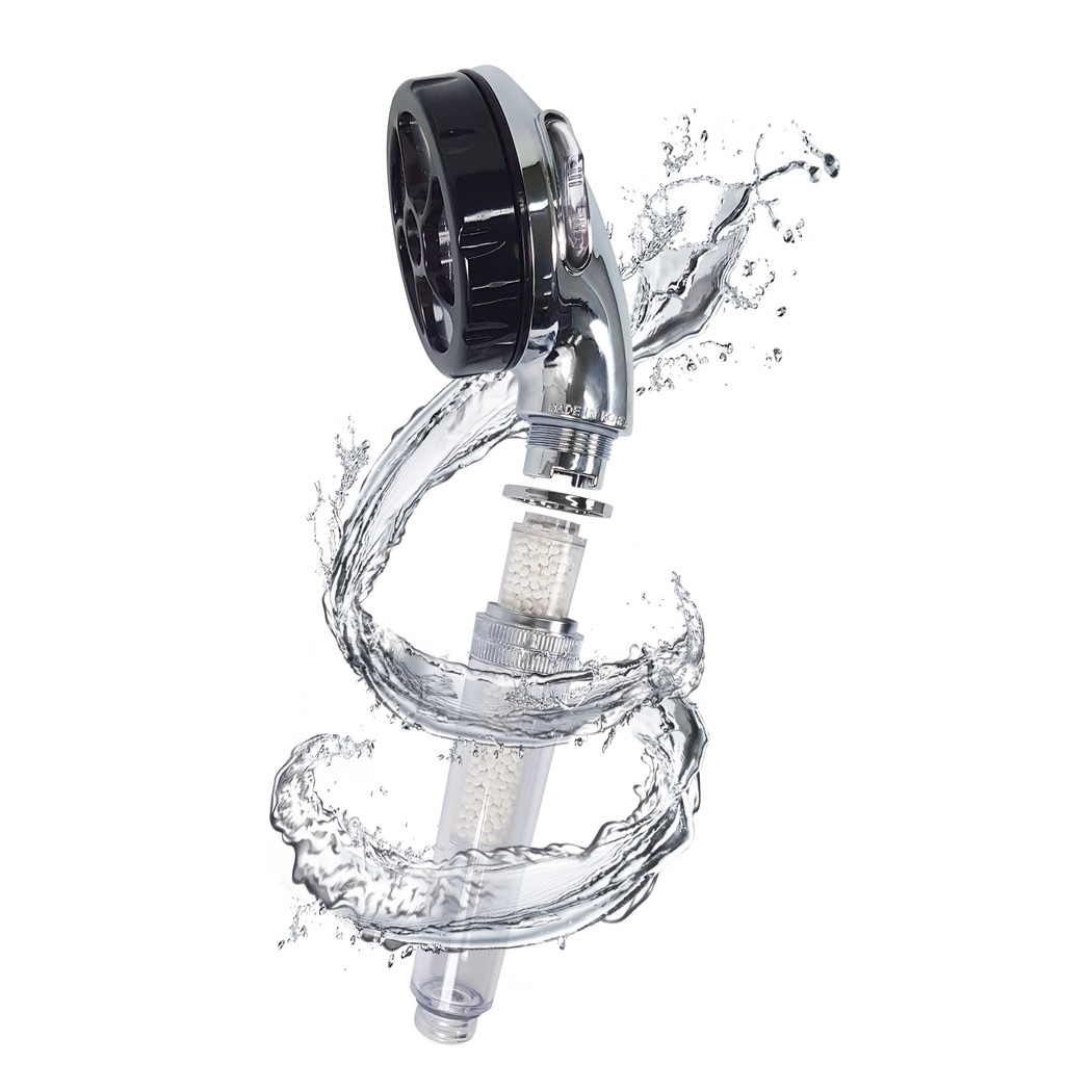 - מסנן מים למקלחת דגם ATOZERO PREMIUM עם 3 מצבים של המותג BIOCERA – תמונה 2