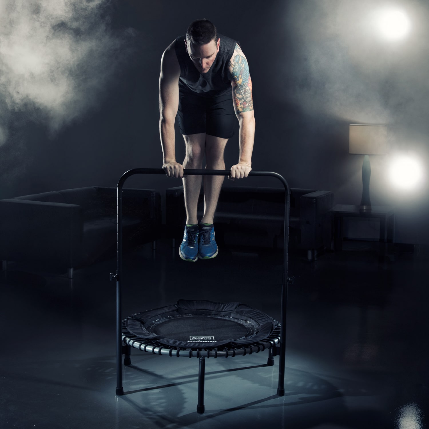 - ידית אחיזה קבועה Jumpsport טרמפולינת ג'אמפ ספורט