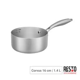 קלחת נירוסטה רסטו resto corvus 18 סמ 1.4 ליטר