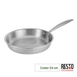 מחבת נירוסטה נון סטיק רסטו resto crater 24 סמ